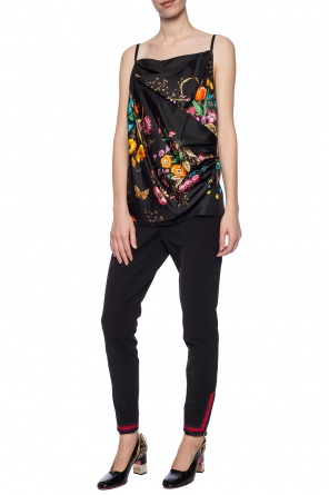 ‘web’ stripe trousers, zdjęcie 2 ‘web’ stripe trousers od Gucci